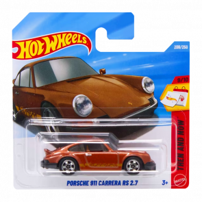 Машинка Базова Hot Wheels Porsche 911 Carrera RS 2.7 Then and Now 1:64 JJM24 Brown - Retromagaz