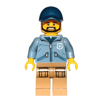 Фигурка Lego 973pb2915 Mountain Officer Male Beard City Police cty0887 1 Б/У - Retromagaz