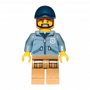 Фігурка Lego Police 973pb2915 Mountain Officer Male Beard City cty0887 1 Б/У