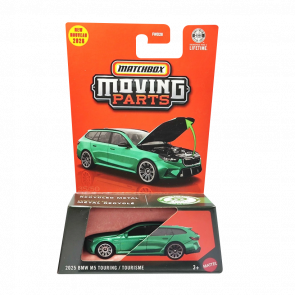Тематическая Машинка Matchbox 2025 BMW M5 Touring / Tourisme Moving Parts 1:64 JHV25 Green - Retromagaz