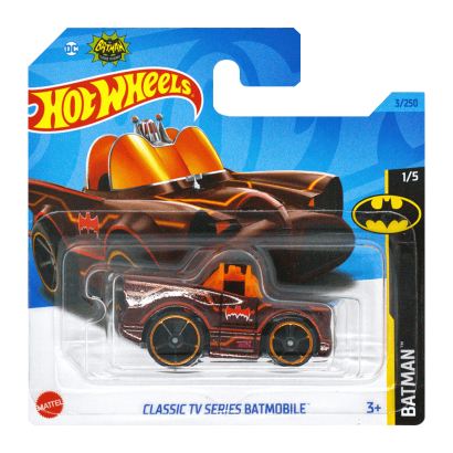 Машинка Базова Hot Wheels Classic TV Series Batmobile Super Treasure Hunt STH Batman 1:64 HKL16 Red - Retromagaz