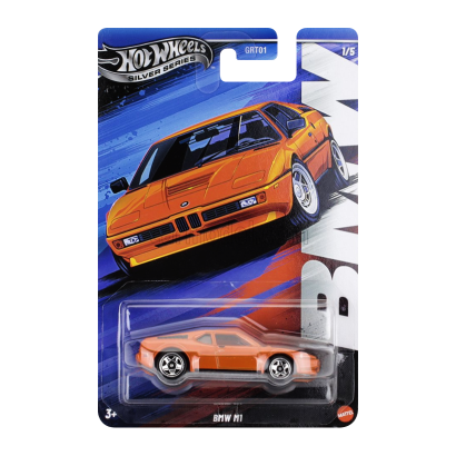 Тематическая Машинка Hot Wheels BMW M1 BMW 1:64 JBY59 Orange - Retromagaz