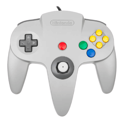 Геймпад Проводной Nintendo N64 Gray Б/У Хорошее - Retromagaz