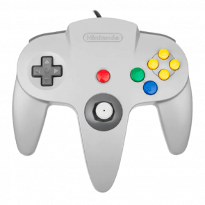 Геймпад Дротовий Nintendo N64 Gray Б/У Хороший