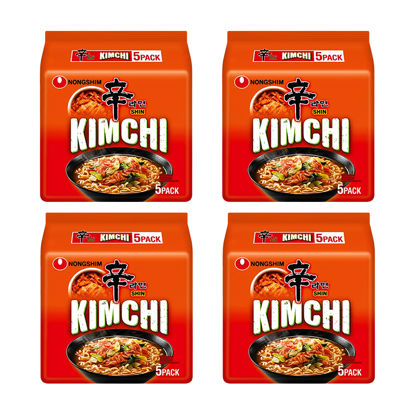 Набор Лапша Nongshim 20шт Kimchi Ramyun Острая 120g - Retromagaz
