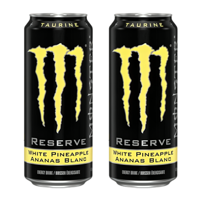 Напій Енергетичний 2шт Monster Energy Reserve White Pineapple 500ml - Retromagaz
