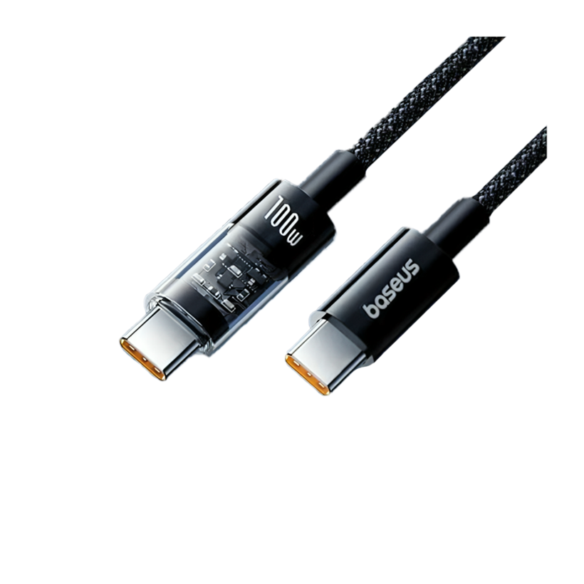 Кабель Baseus Gem USB Type-C to USB Type-C 100W 2m Black (P10373000111-01) USB Type-C - USB Type-C 2m - Retromagaz
