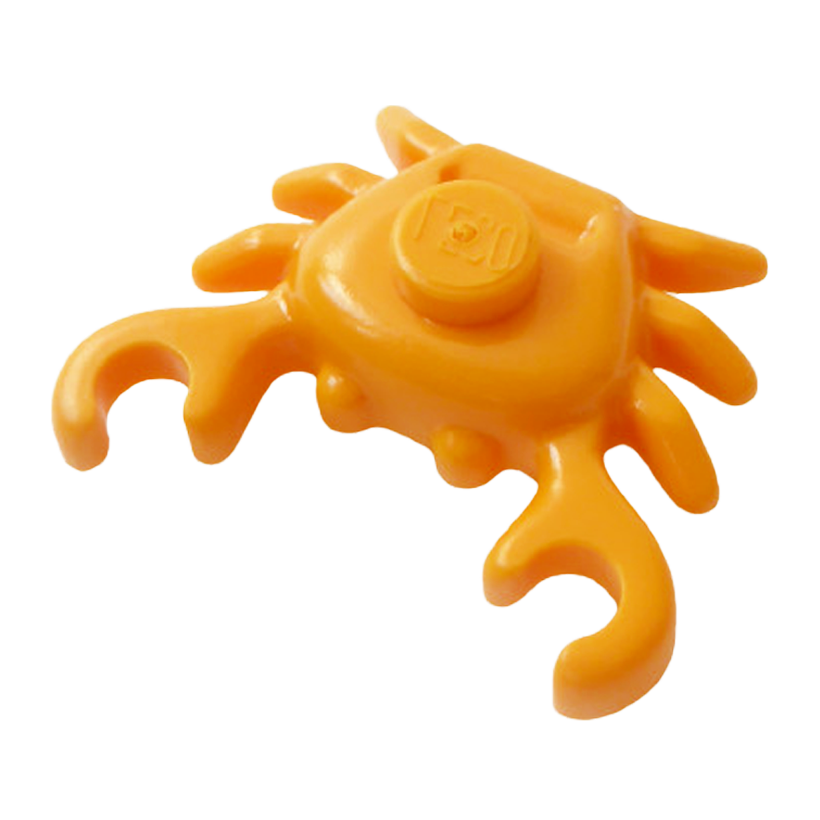 Фигурка 2шт Lego Вода Crab Animals 33121 31577 4247073 4277338 6005772 6253362 Bright Light Orange Б/У - Retromagaz