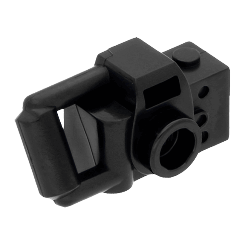 Другое 4шт Lego Camera Handheld Style with Extended Handle 30089b 4106552 Black Б/У - Retromagaz