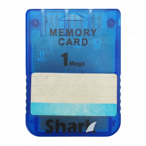 Карта Пам'яті RMC PlayStation 1 Shark 1MB Blue Б/У