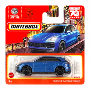 Машинка Велике Місто Matchbox Porsche Cayenne Turbo Metro 1:64 HLD01 Blue