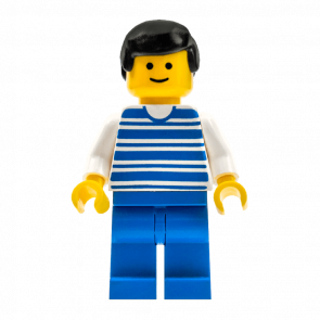 Фігурка Lego People 973px61 Horizontal Lines Blue City hor004 Б/У