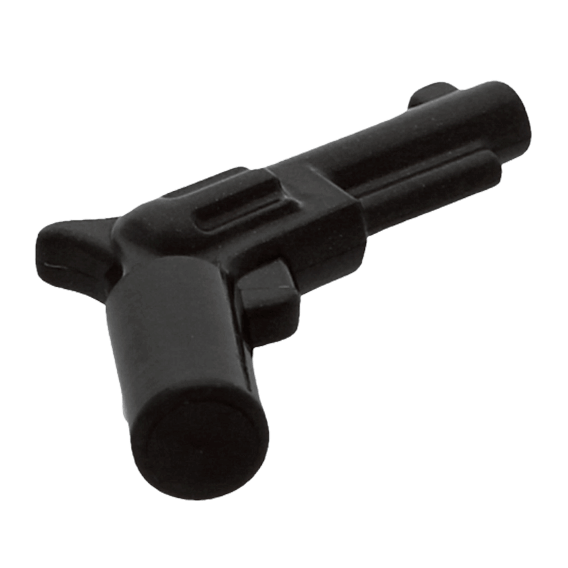 Зброя Lego Стрілецька Pistol Revolver Small Barrel 13562 6035045 Pearl Dark Grey Б/У - Retromagaz