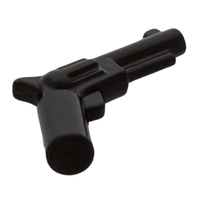 Оружие Lego Стрелковое Pistol Revolver Small Barrel 13562 6035045 Pearl Dark Grey 2шт Б/У - Retromagaz