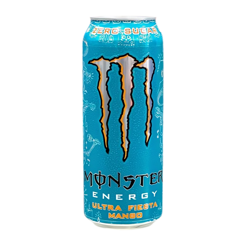 Напиток Энергетический Monster Energy Ultra Fiesta Mango Zero Sugar 500ml - Retromagaz