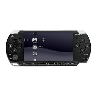 Консоль Sony PlayStation Portable Slim PSP-2ххх Модифікована 8GB Black Неробочий Привід + 5 Вбудованих Ігор Б/У Нормальний - Retromagaz