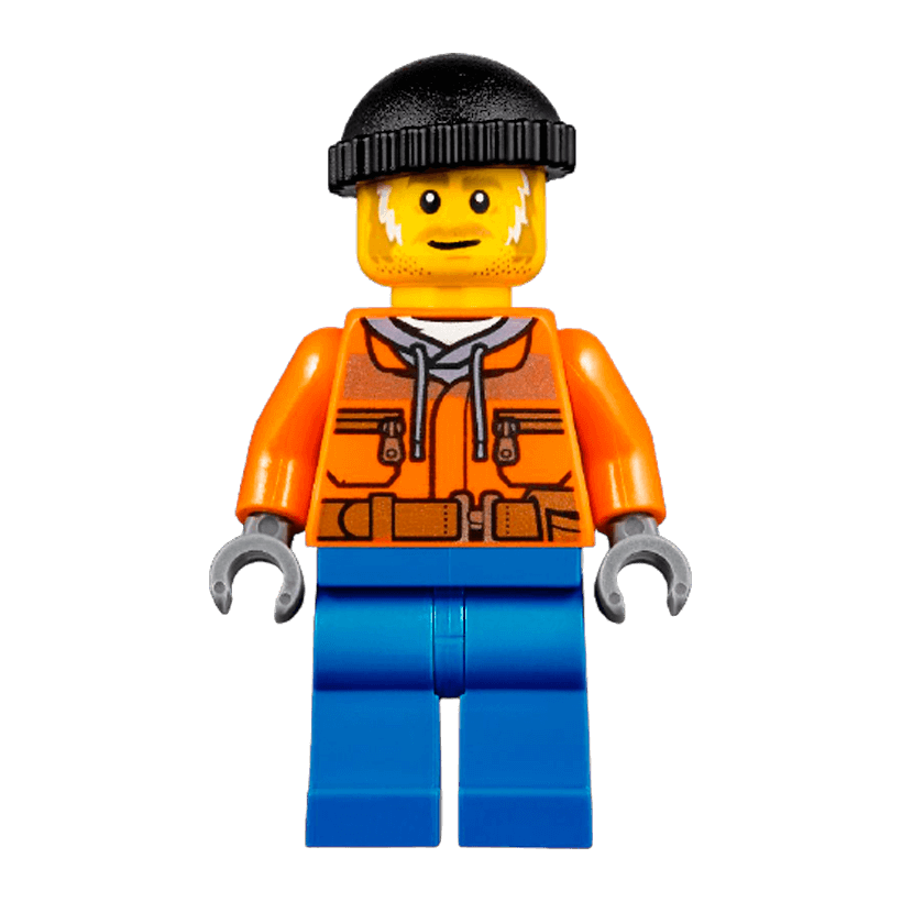 Фігурка Lego Construction 973pb1895 Snow Groomer Operator City cty0990 Б/У - Retromagaz