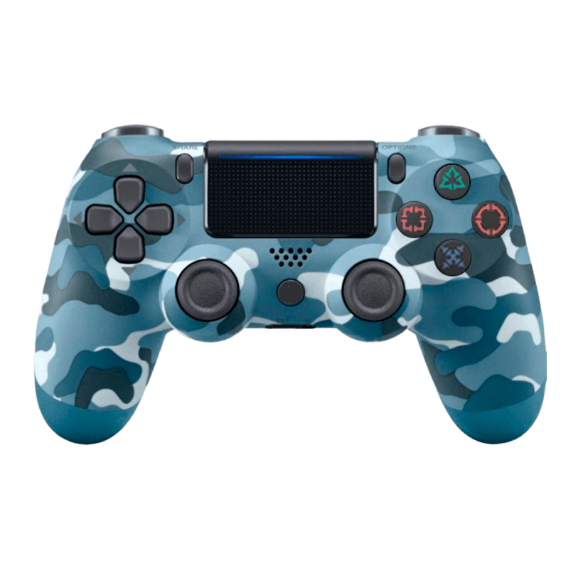 Геймпад Беспроводной RMC PlayStation 4 DoubleShock 4 Blue Camouflage Б/У - Retromagaz