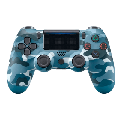 Геймпад Бездротовий RMC PlayStation 4 DoubleShock 4 Blue Camouflage Б/У - Retromagaz