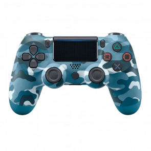 Геймпад Бездротовий RMC PlayStation 4 DoubleShock 4 Blue Camouflage Б/У - Retromagaz