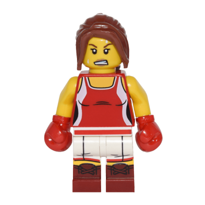 Фигурка Lego Kickboxer Girl Collectible Minifigures Series 16 col251 1 Б/У - Retromagaz