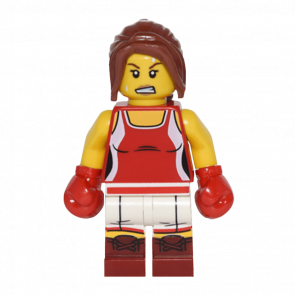 Фигурка Lego Series 16 Kickboxer Girl Collectible Minifigures col251 1 Б/У - Retromagaz