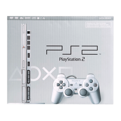 Коробка Sony PlayStation 2 Slim 7xxxx Silver Б/У Хороший - Retromagaz