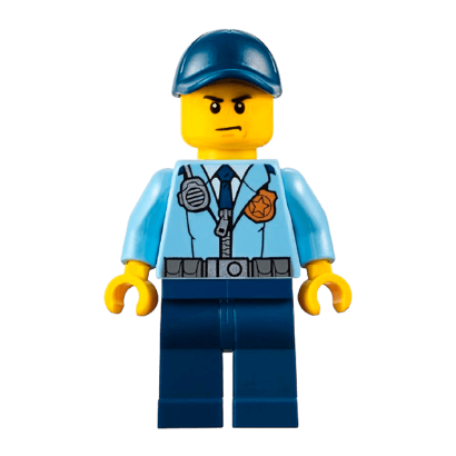 Фігурка Lego City Police 973pb2169 Officer Jacket with Dark Blue Tie and Gold Badge cty0616 Б/У Нормальний - Retromagaz