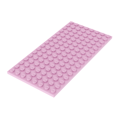 Пластина Lego Обычная 8 x 16 92438 4610355 Bright Pink 4шт Б/У - Retromagaz