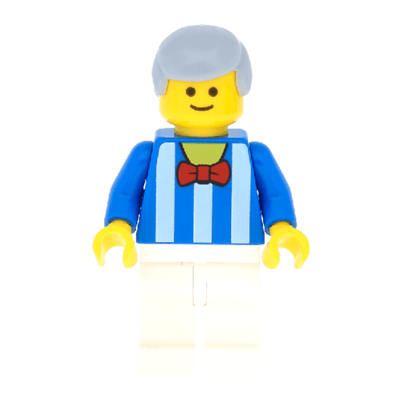Фигурка Lego People 973pb0947 Al the Barber City twn221 Б/У - Retromagaz