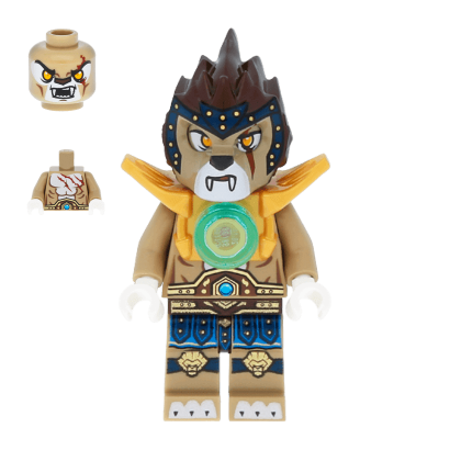 Фигурка Lego Longtooth Legends of Chima Lion Tribe loc012 Б/У - Retromagaz
