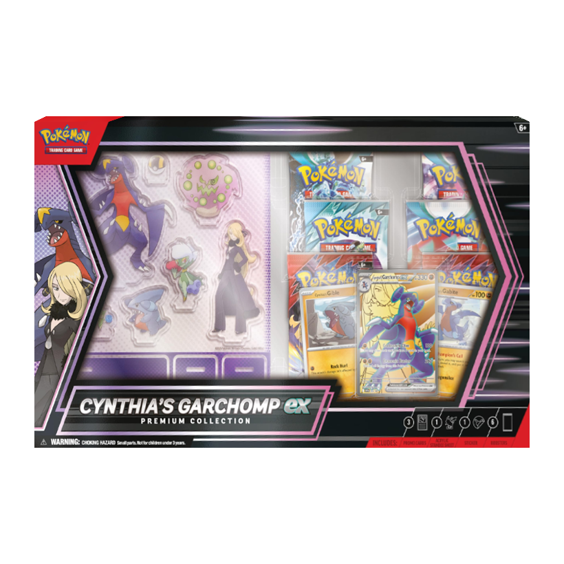 Картки Коллекционная Игра Pokemon Cynthia's Garchomp ex - Premium Collection - Retromagaz