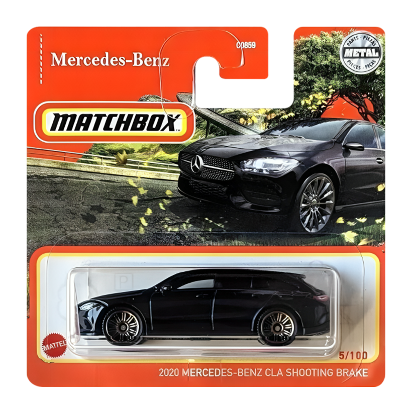 Машинка Большой Город Matchbox 2020 Mercedes-Benz CLA Shooting Brake Highway 1:64 GXM34 Black - Retromagaz