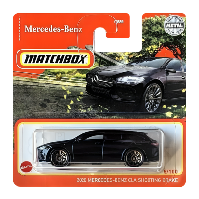 Машинка Большой Город Matchbox 2020 Mercedes-Benz CLA Shooting Brake Highway 1:64 GXM34 Black - Retromagaz