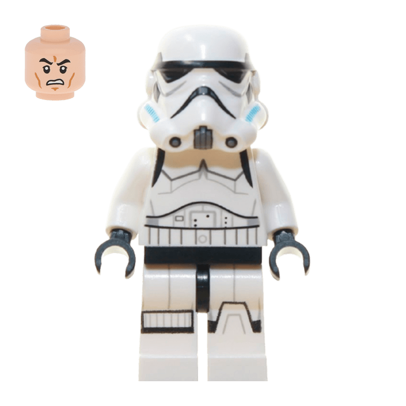 Фигурка Lego Империя Stormtrooper Printed Legs Dark Azure Helmet Vents Star Wars sw0578 Б/У - Retromagaz