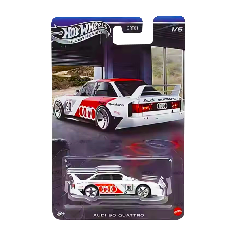 Тематическая Машинка Hot Wheels Audi 90 quattro Audi Series 1:64 JKY15 White - Retromagaz