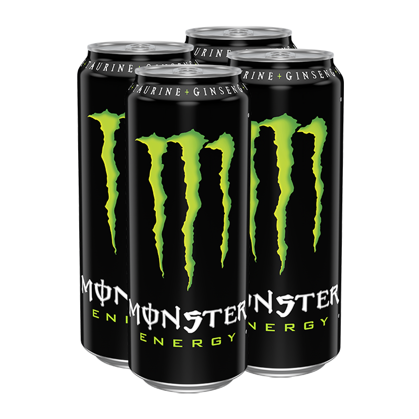 Набір Напій Енергетичний 4шт Monster Energy Classic Original 500ml - Retromagaz