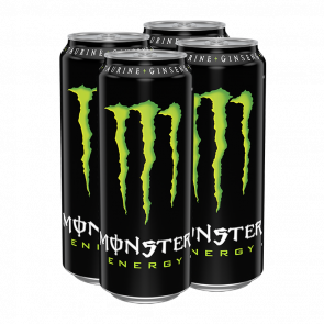 Набор Напиток Энергетический 4шт Monster Energy Classic Original 500ml Набор Напиток Энергетический 4шт Monster Energy Classic Original 500ml - Retromagaz
