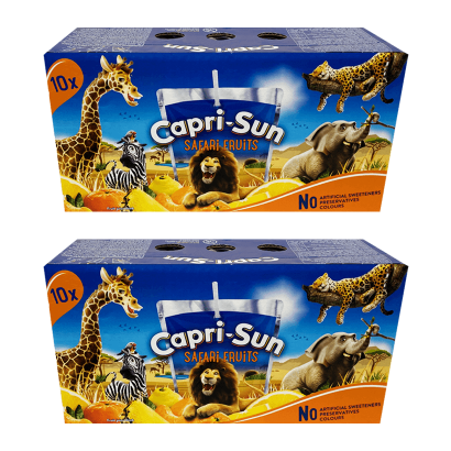 Набор Напиток Соковый Capri-Sun 20шт Safari Fruits 200ml - Retromagaz