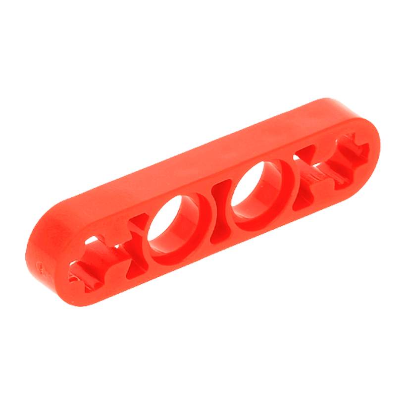 Technic 10шт Lego Балка Тонкая Прямая 1 x 4 32449 63782 4141811 6330205 Red Б/У - Retromagaz