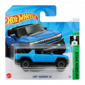 Машинка Базова Hot Wheels GMC Hummer EV Green Speed 1:64 HTB83 Blue