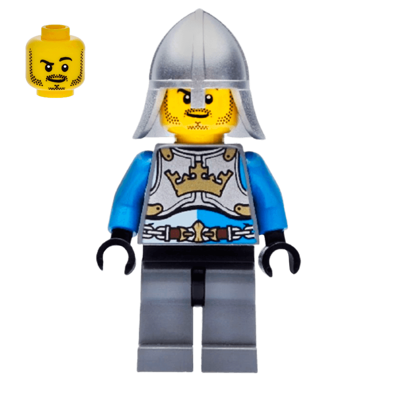 Фигурка Lego Castle 2013 Knight Breastplate with Crown Castle cas516 Б/У - Retromagaz