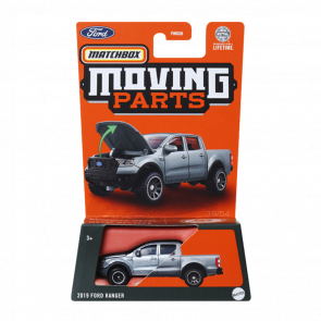 Тематическая Машинка Matchbox 2019 Ford Ranger Moving Parts 1:64 FWD28/HVN13 Silver - Retromagaz