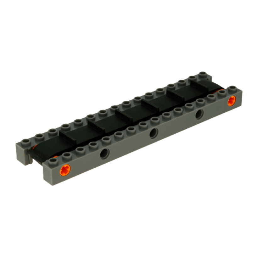 Technic Lego Інше Conveyor Belt 92715c01 4597139 bb0522 92713 Dark Bluish Grey Б/У - Retromagaz