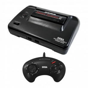 Набір Консоль Sega Master System 2 Europe Black Б/У + Геймпад Дротовий Sega Mega Drive Europe Black 2m Б/У