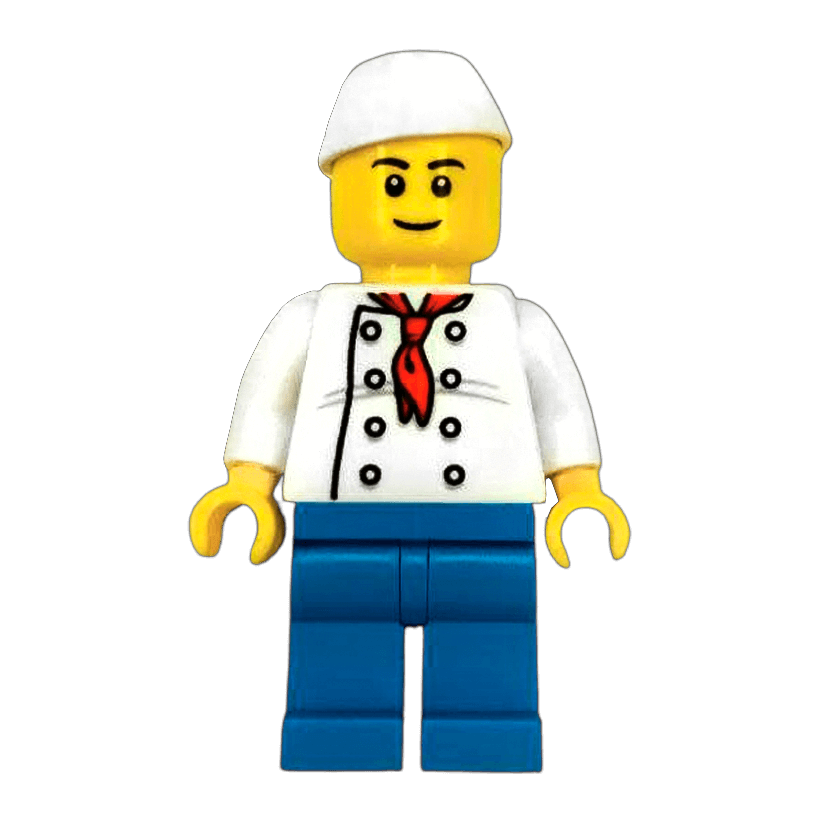 Фігурка Lego People 973pb2335 Chef Fishmonger City chef024 Б/У - Retromagaz