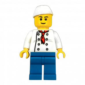 Фигурка Lego People 973pb2335 Chef Fishmonger City chef024 Б/У - Retromagaz
