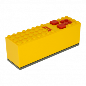 Електрика Lego Батарейний Блок 9V Large Base 2847 Yellow 1шт Б/У