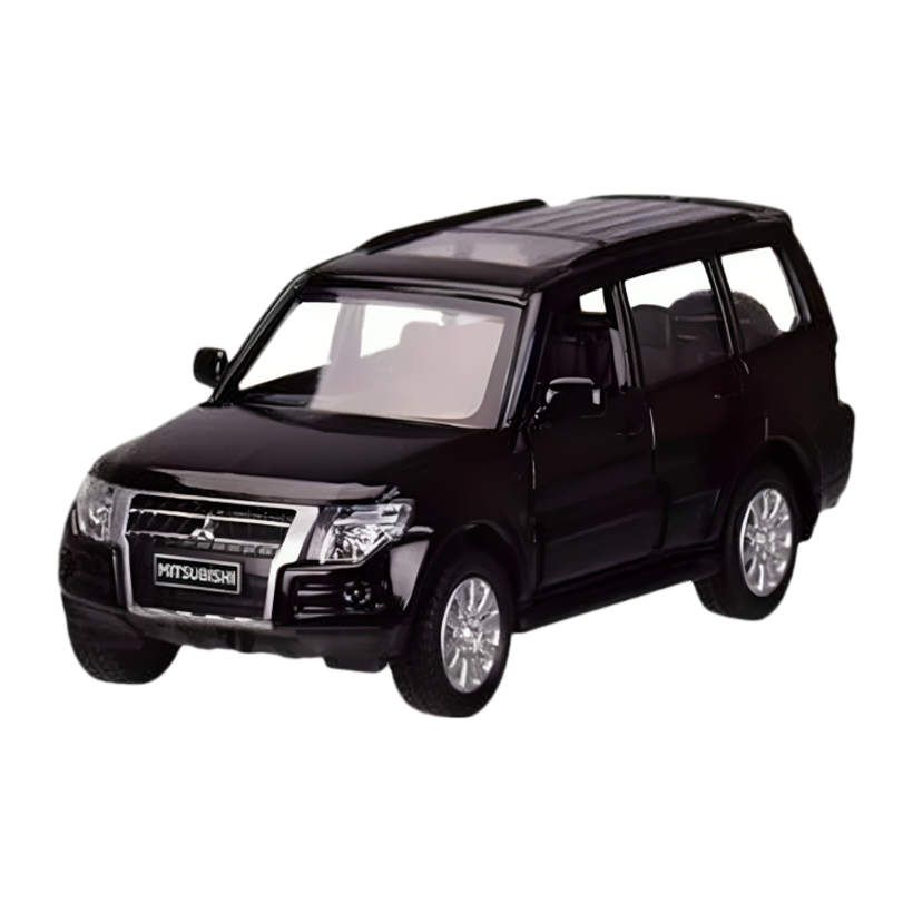 Машинка Автопром Mitsubishi Mitsubishi Pajero 4WD Turbo 1:43 Black - Retromagaz