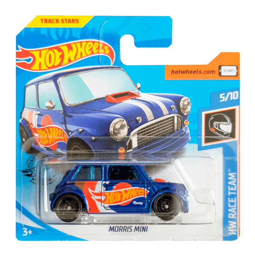 Машинка Базовая Hot Wheels Morris Mini Race Team 1:64 FYC54 Blue - Retromagaz